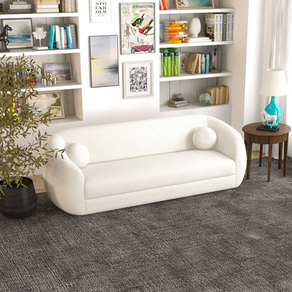 Melinda - Mid-Century Modern Boucle Sofa