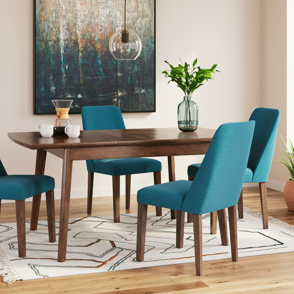 Lyncott - Butterfly Extension Table Set