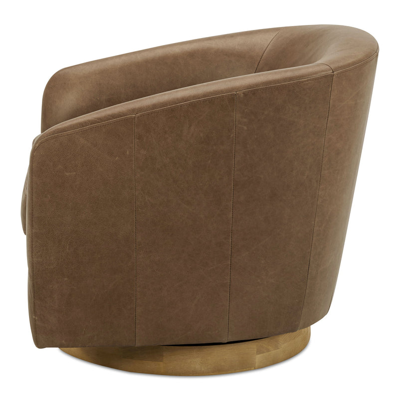 Oscy - Swivel Chair - Tan