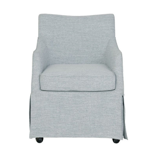 London - Upholstered Skirted Dining Arm Chair