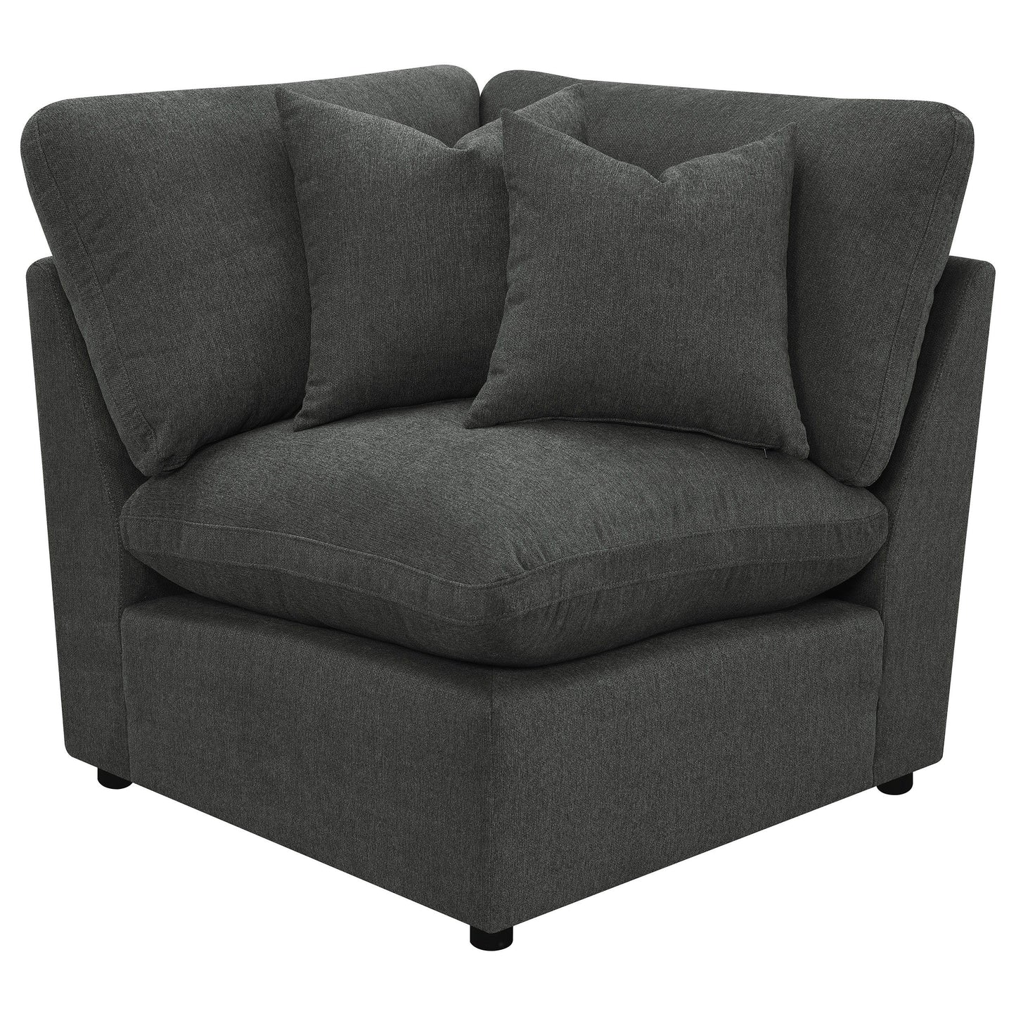 Collins - Modular Corner Chair - Dark Gray