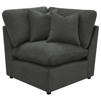 Collins - Modular Corner Chair - Dark Gray