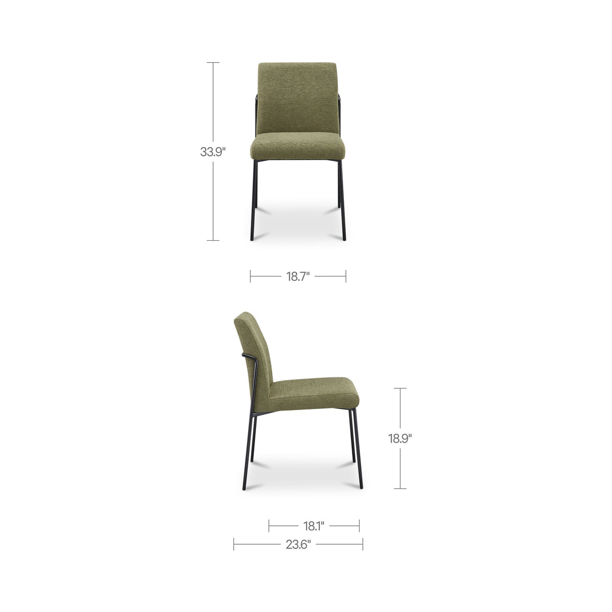 Danny - Dining Chair (Set of 2) - Green