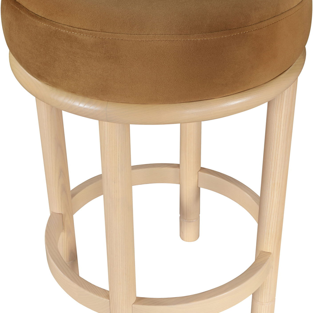Monette - Counter Stool With Natural Base