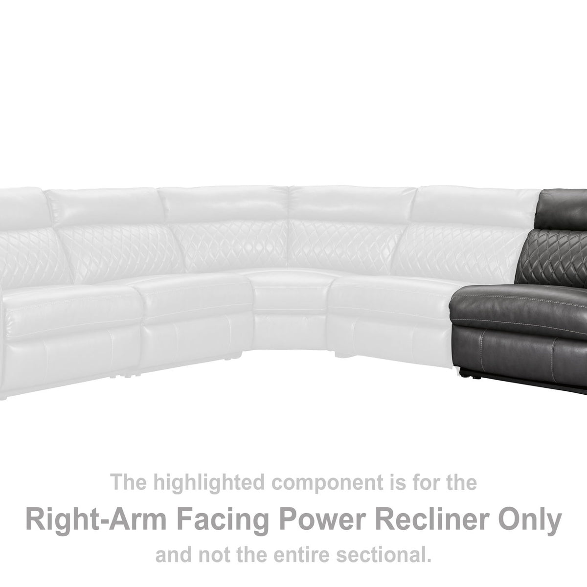 Samperstone - RAF Zero Wall Power Recliner - Gray