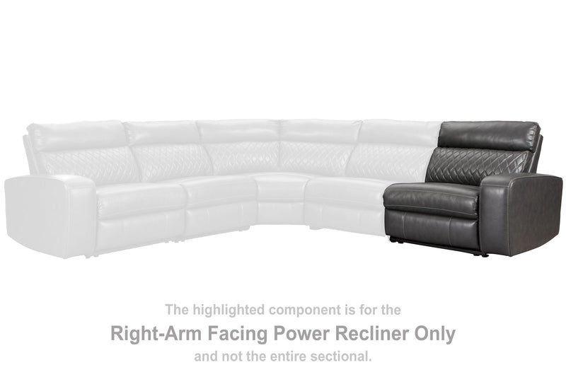 Samperstone - RAF Zero Wall Power Recliner - Gray