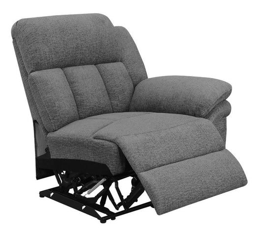 Bahrain - Upholstered RAF Recliner - Charcoal