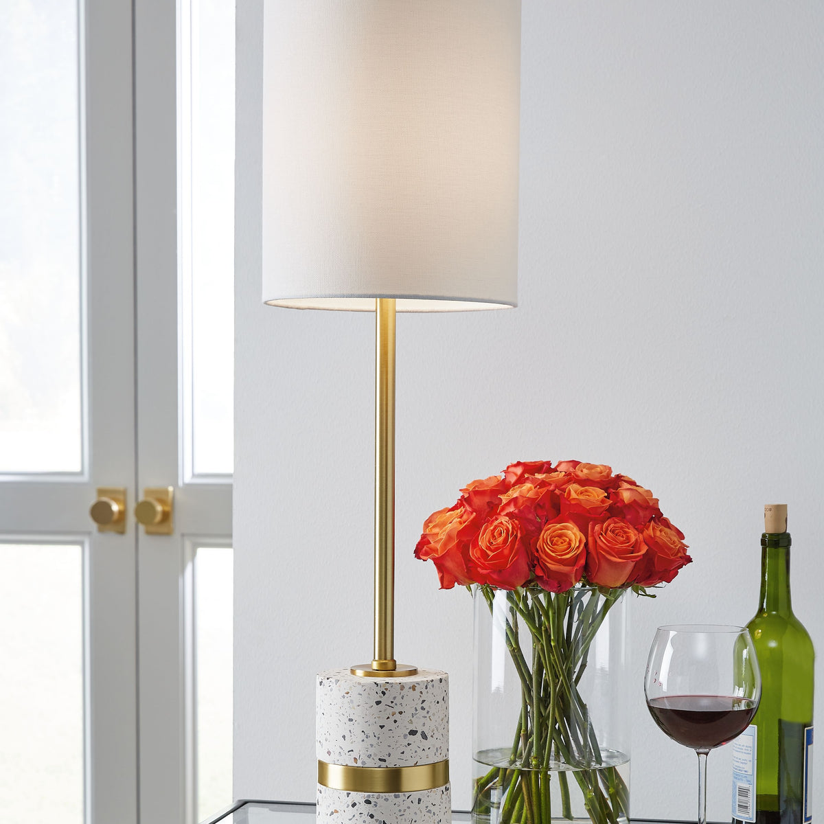 Maywick - White - Metal Table Lamp