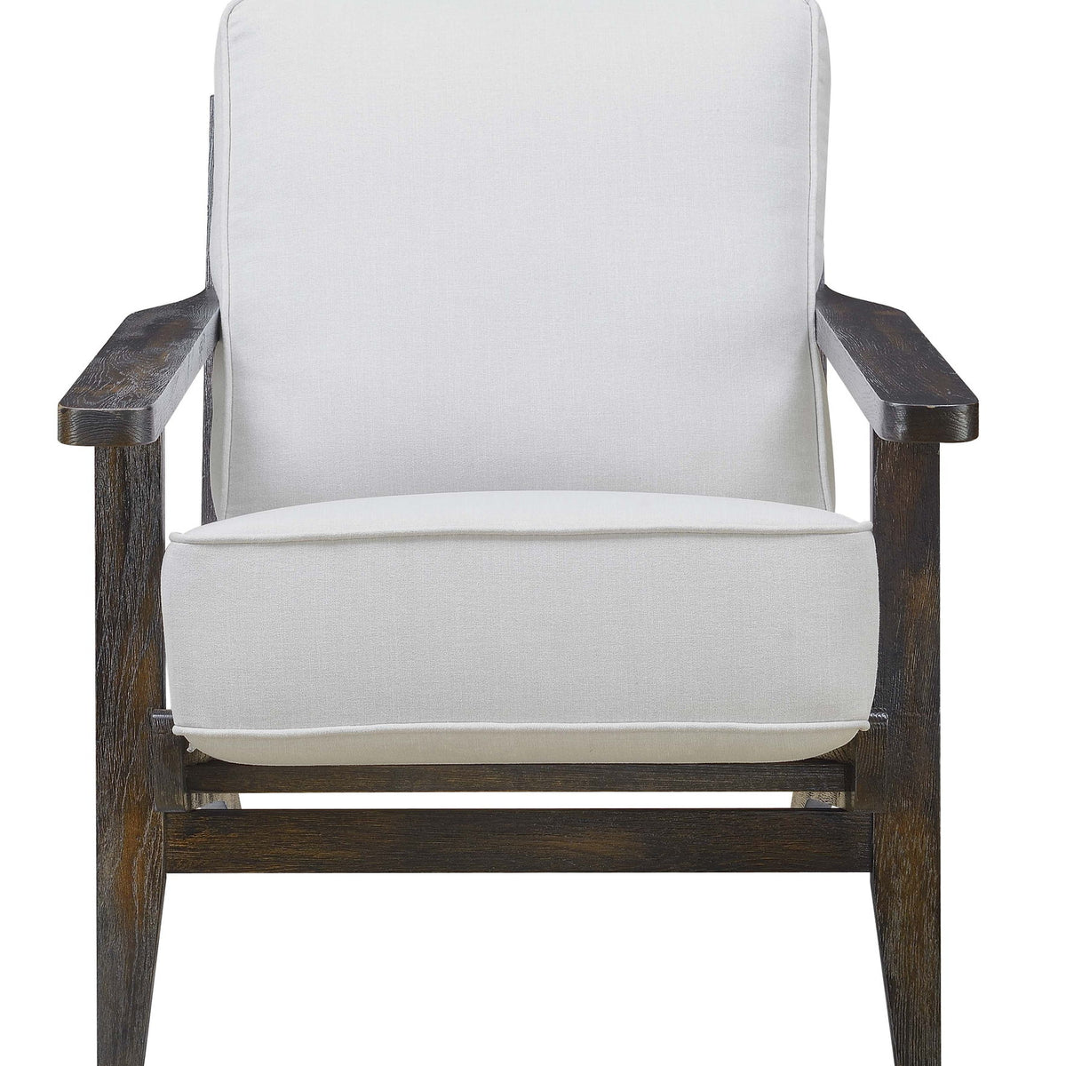 Metro - Chair (3A Packing) - Taupe / Espresso Wood Finish
