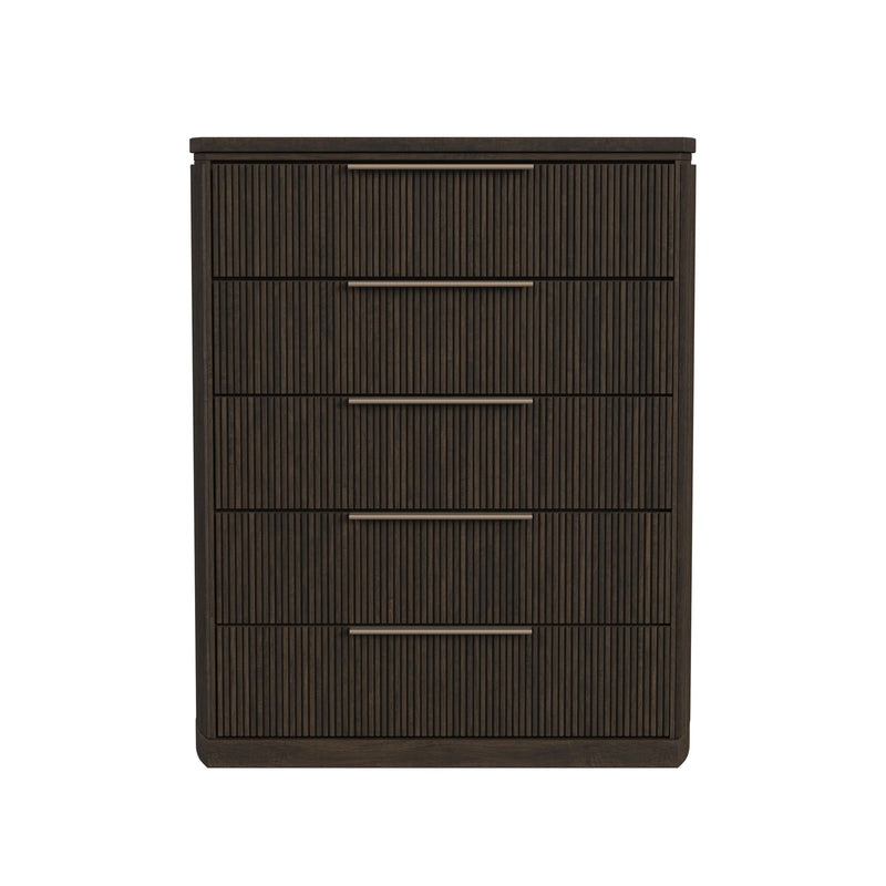 Sylvie - 5-Drawer Chest - Dark Brown