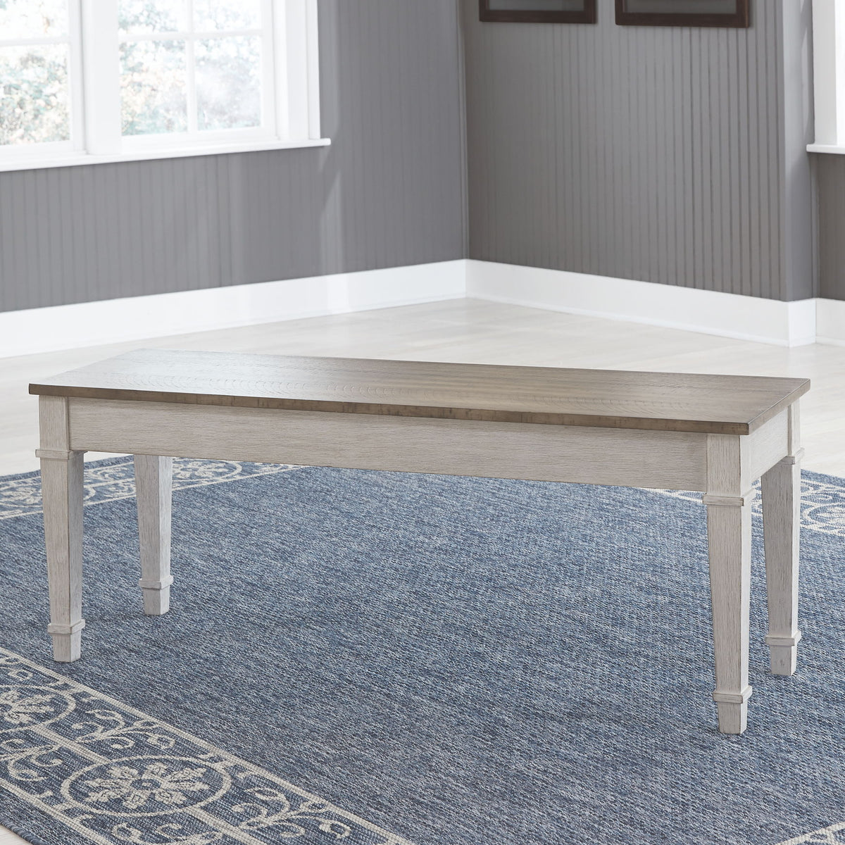 Skempton - Storage Bench - White