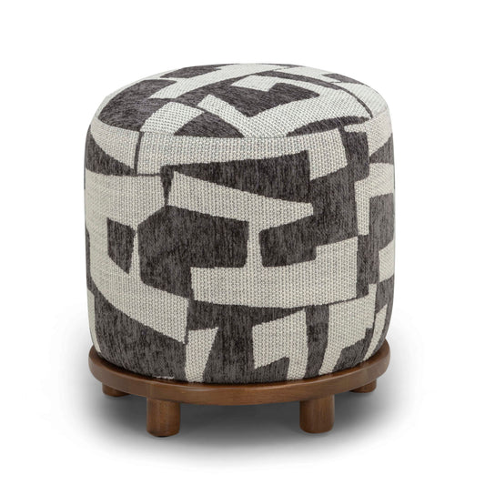 Bisou - Jacquard Ottoman