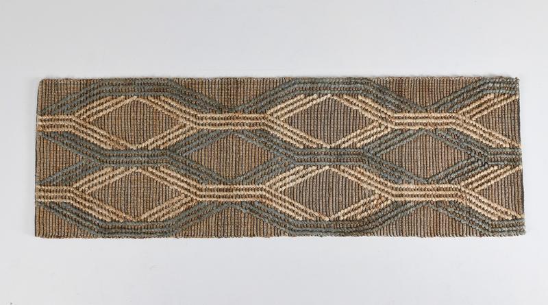 Natural Fiber - 1' x 1' Sylmar Rug - Natural/Mineral Blue