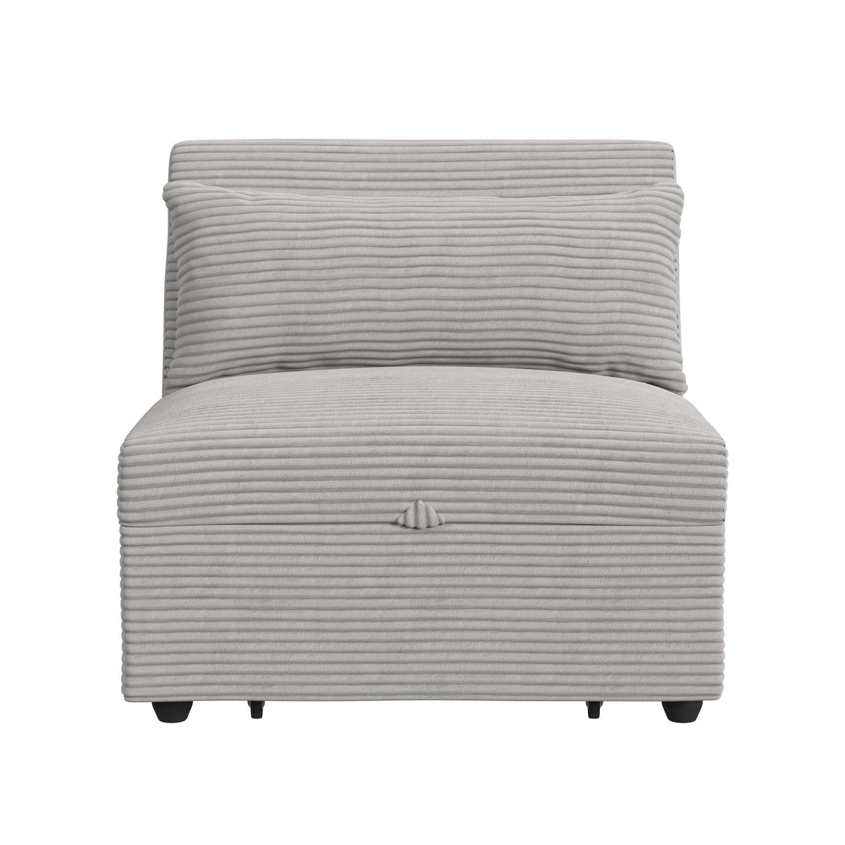 Pluto - Chair With Kidney Pillow, Klik Klak And Pop Up - Coronado Gray