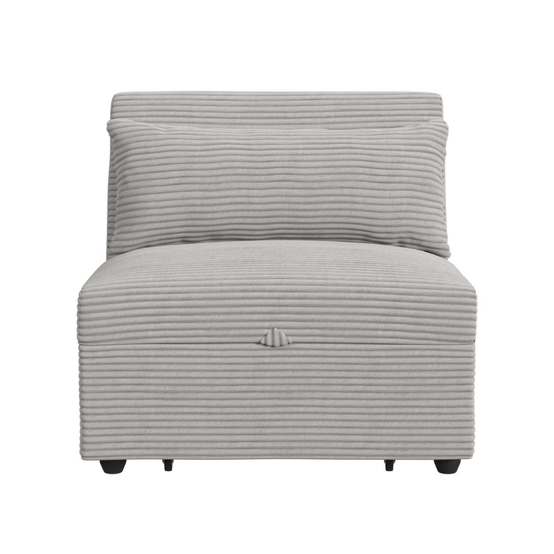 Pluto - Chair With Kidney Pillow, Klik Klak And Pop Up - Coronado Gray