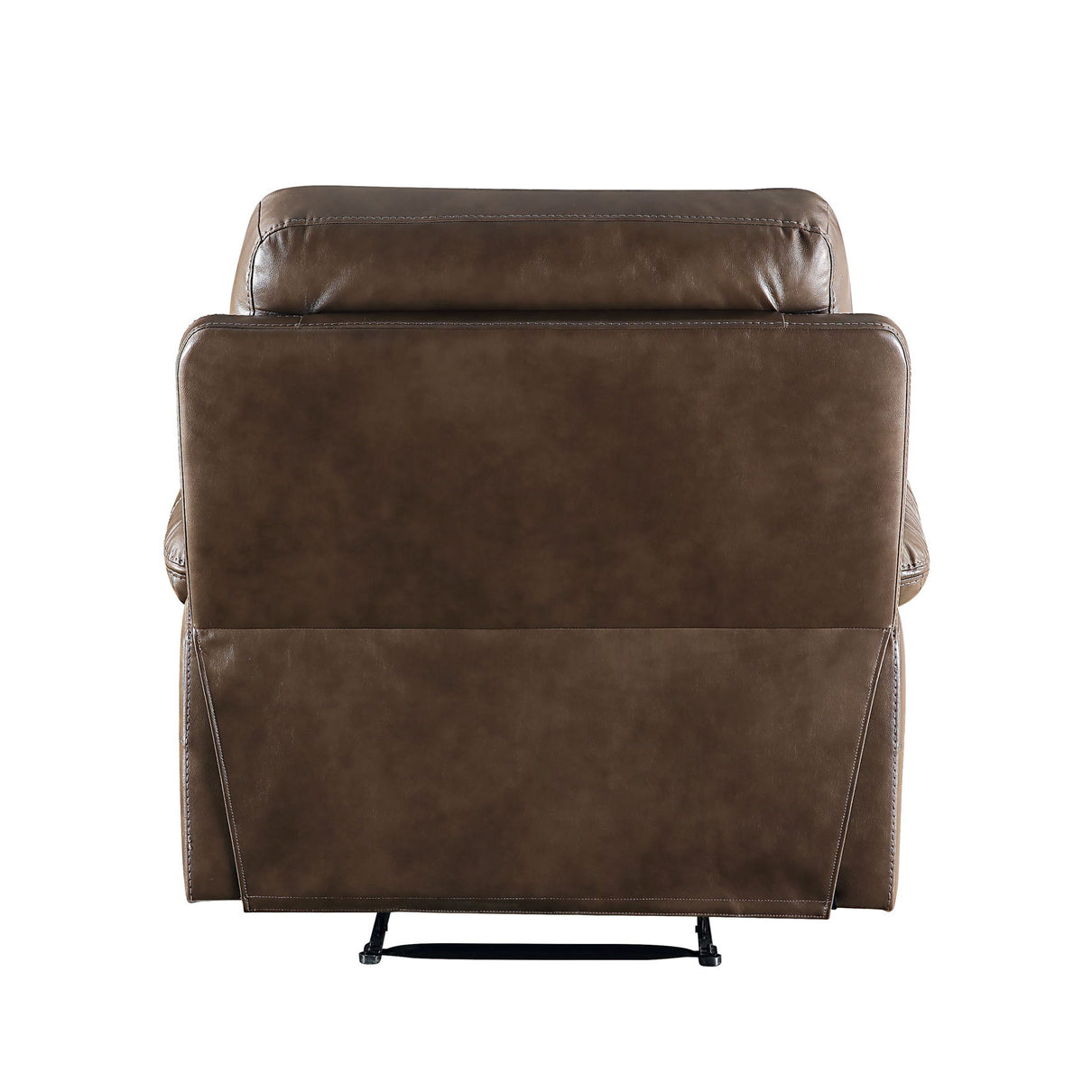 Aashi - Leather Gel Match Recliner Chair - Brown