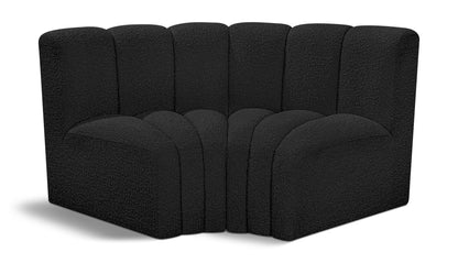 Arc - Boucle Fabric 2 Piece Modular Sofa