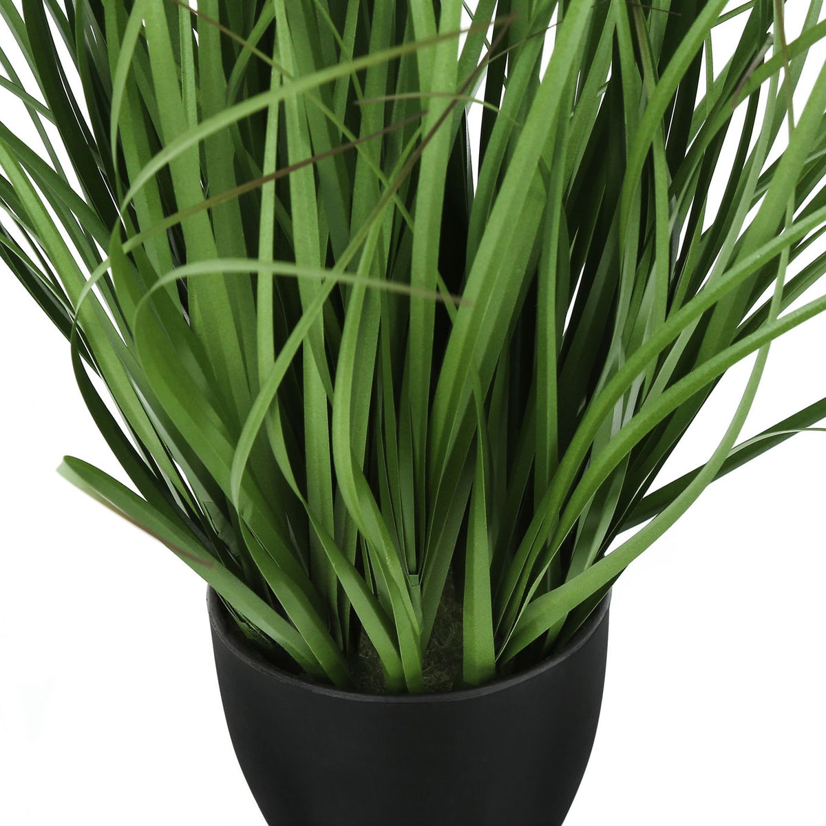 23" Tall, Artificial Plant, Grass, Indoor, Faux, Fake, Table, Greenery, Potted, Real Touch, Decorative - Green / Black