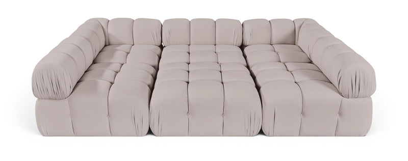 Orin - Velvet 6 Piece Modular Sectional
