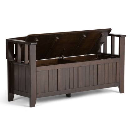 Acadian - Entryway Storage Bench, Handcrafted