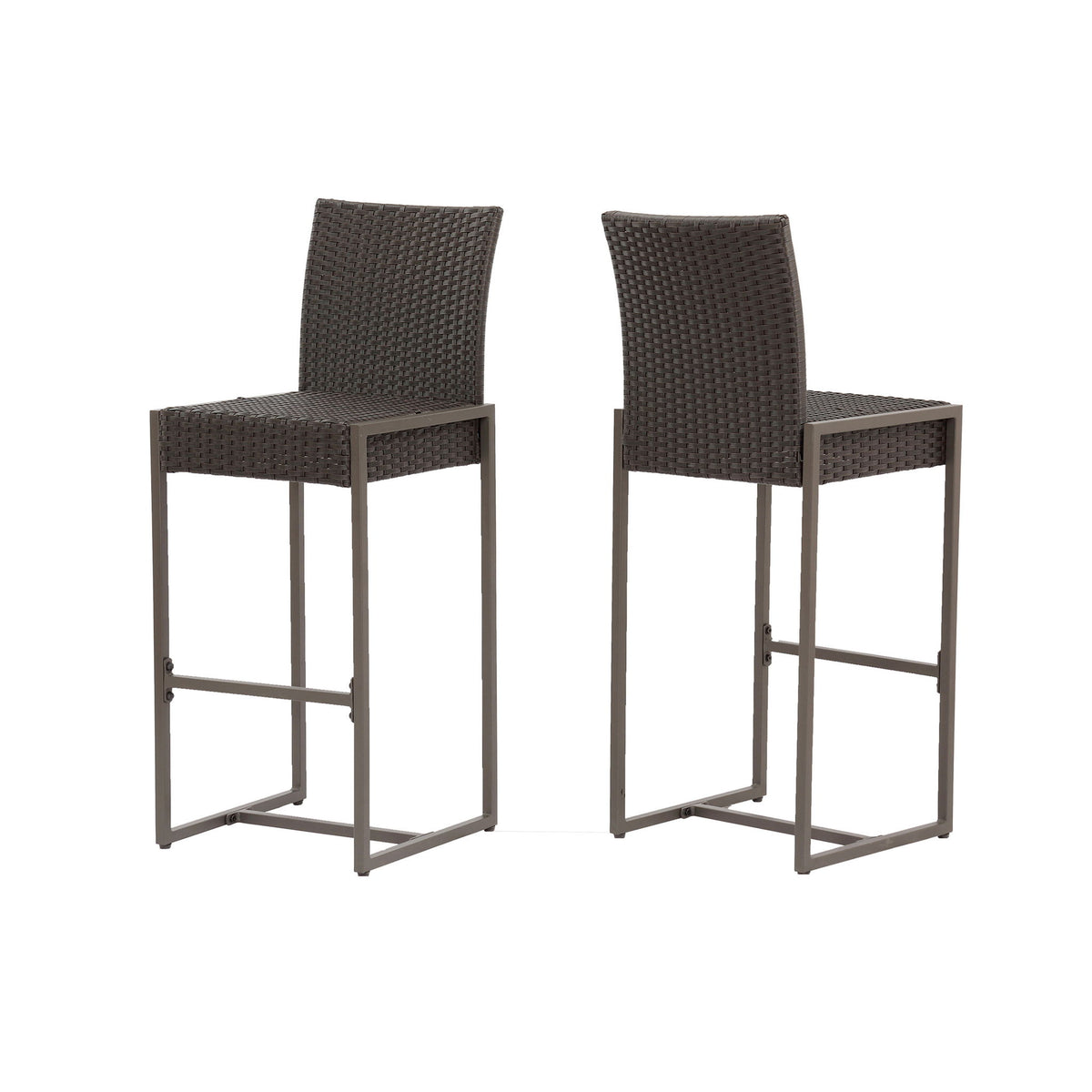 Outdoor Barstool With Hand Crafted Details (Set of 2)