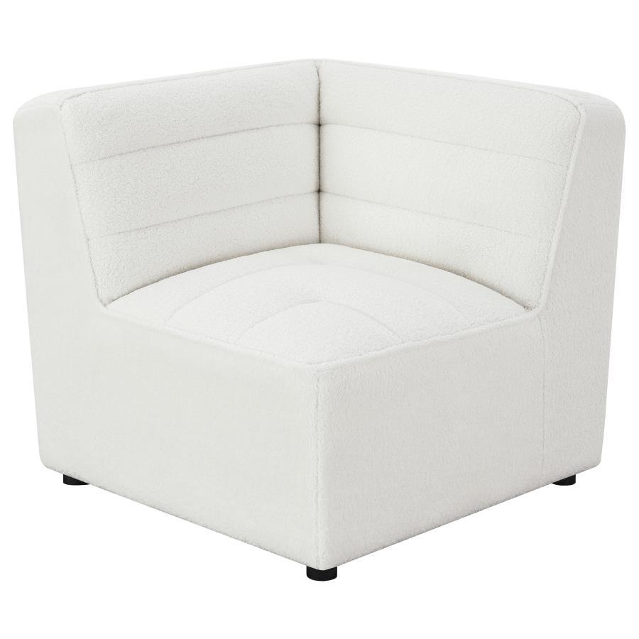 Sunny - Upholstered Corner Chair Natural - Ivory