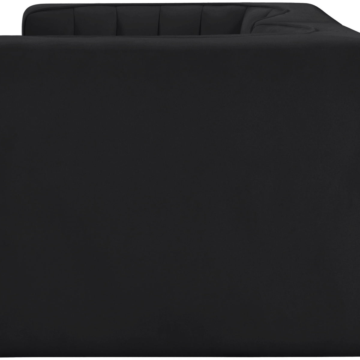 Rummi - Velvet Performance Fabric Upholstered 2 Piece Modular Loveseat