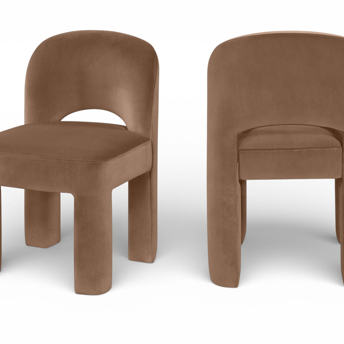 Celine - Velvet Performance Fabric Upholstered Dining Chair (Set of 2)