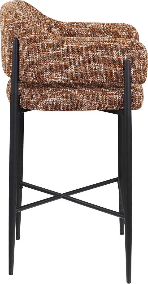 Dame - Fabric Upholstered Counter Stool (Set of 2)