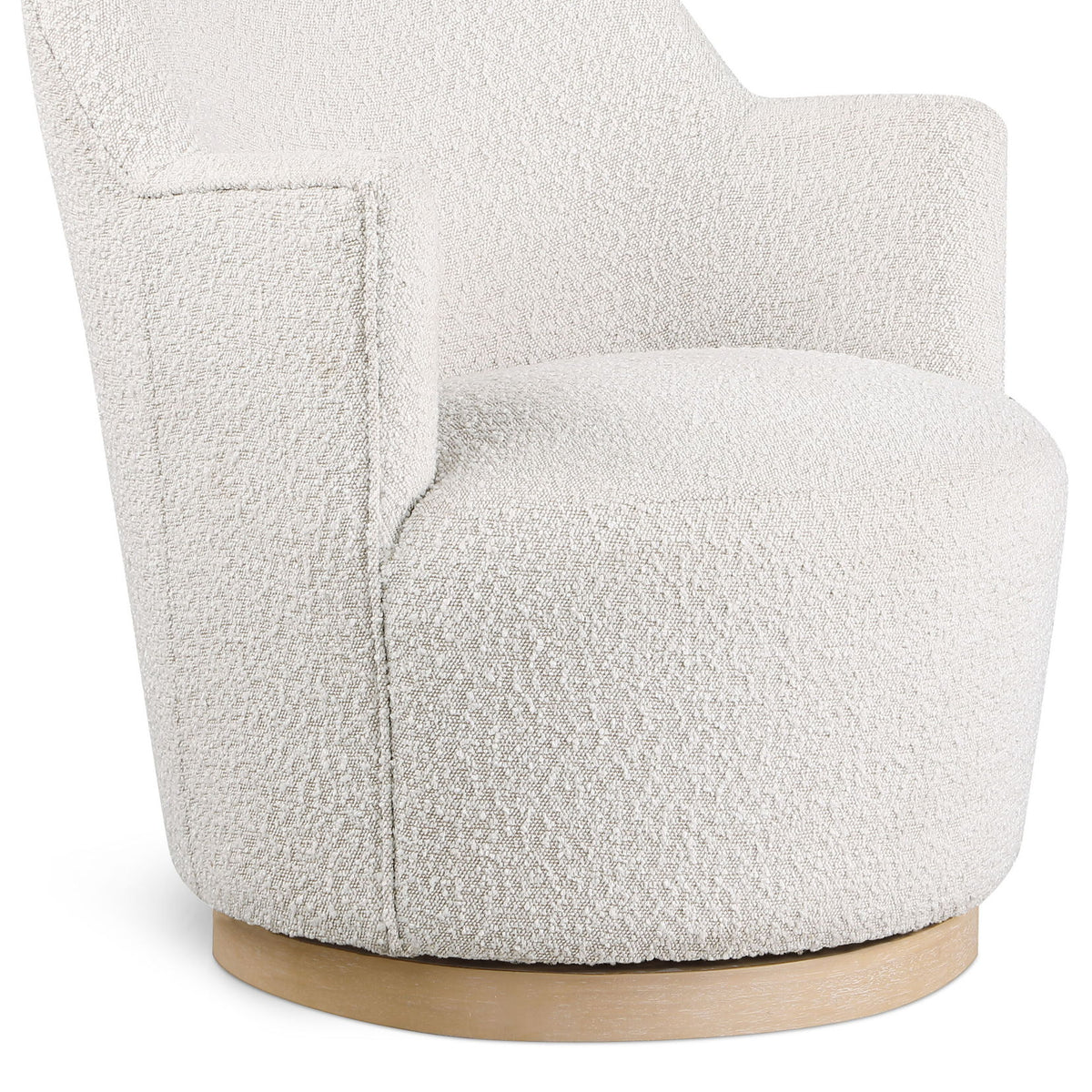 Clarita - Boucle Swivel Accent Chair