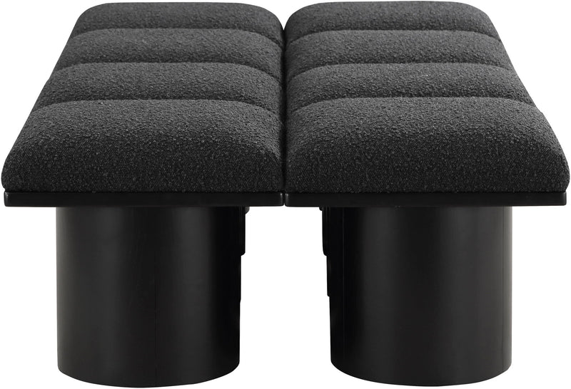 Pavilion - 8 Piece Modular Bench With Black Base