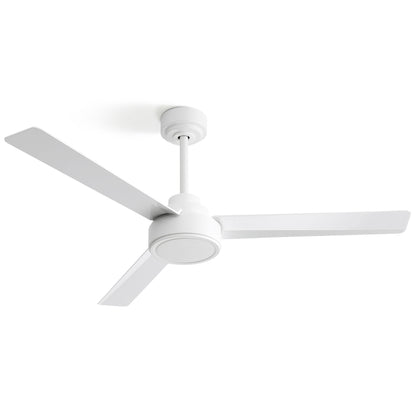 52" Ceiling Fan With Remote Control, 6 Speed Reversible DC Motor, 3 Blades