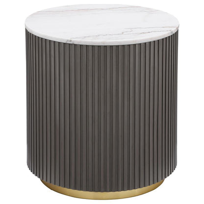 Jason - Round Marble Coffee Table Set