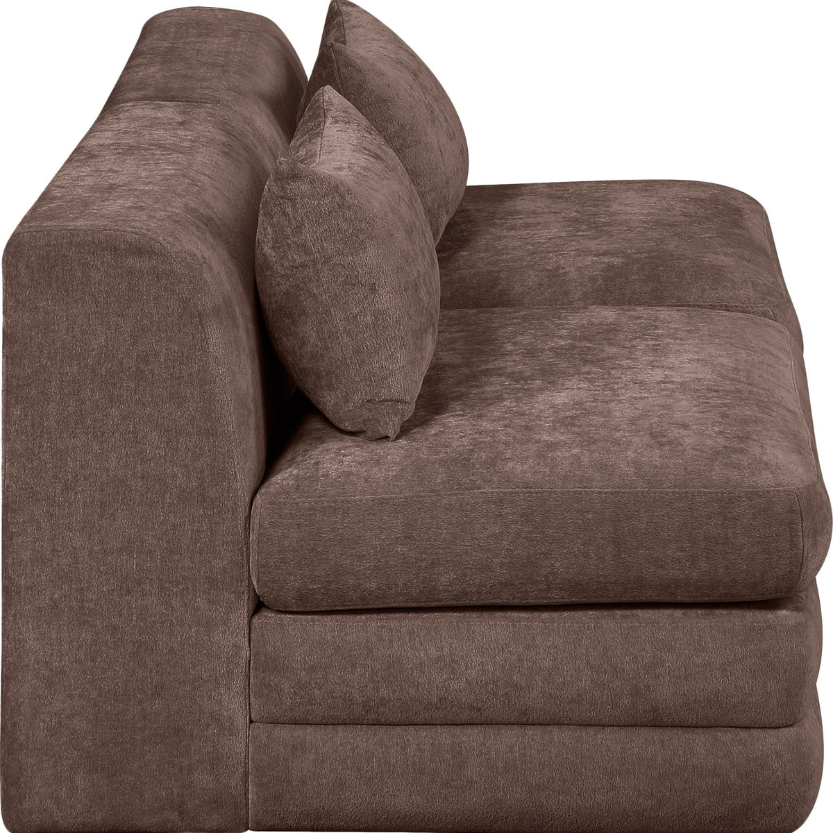 Stellar - 2 Piece 76" Upholstered Modular Armless Loveseat