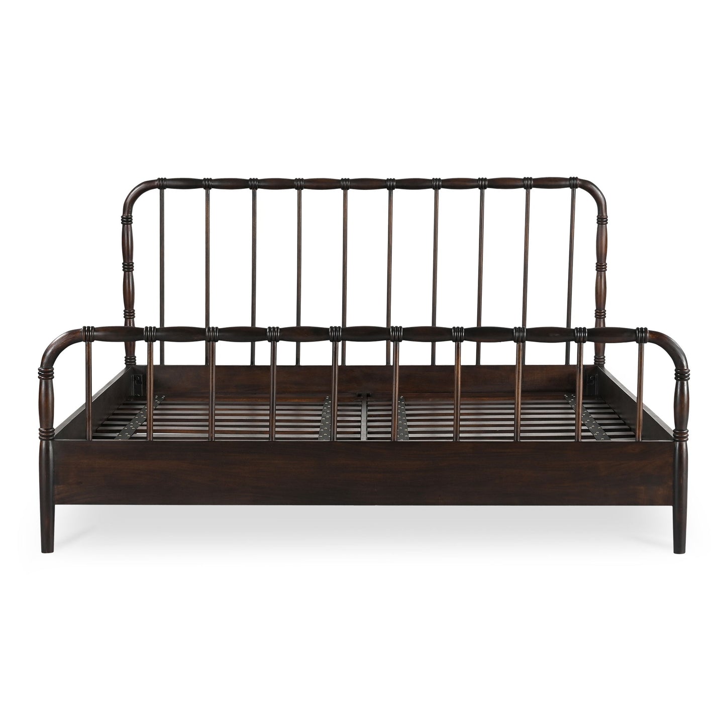 Vivian - King Bed - Dark Brown