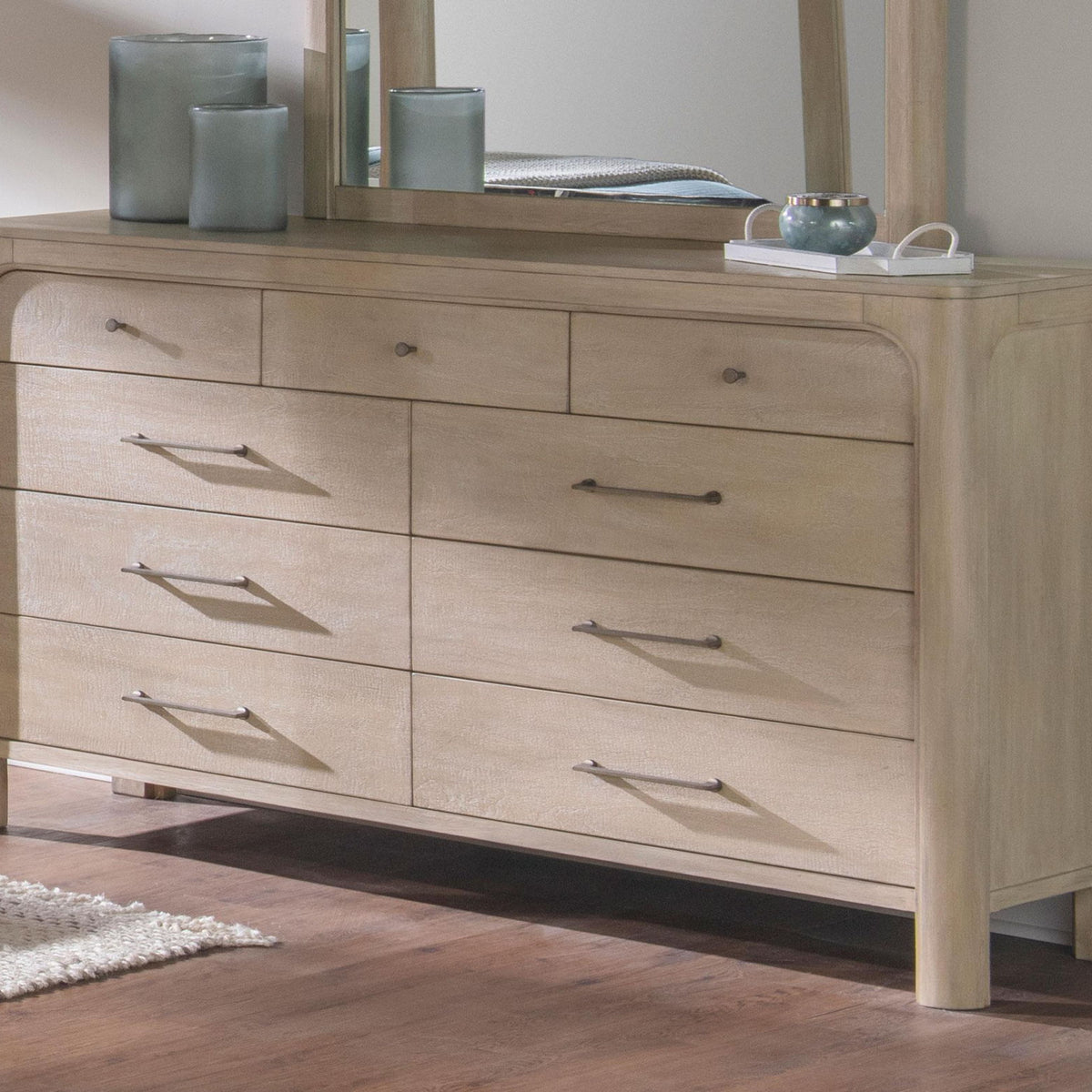 Solano 9-drawer Bedroom Dresser Cabinet Weathered Mango