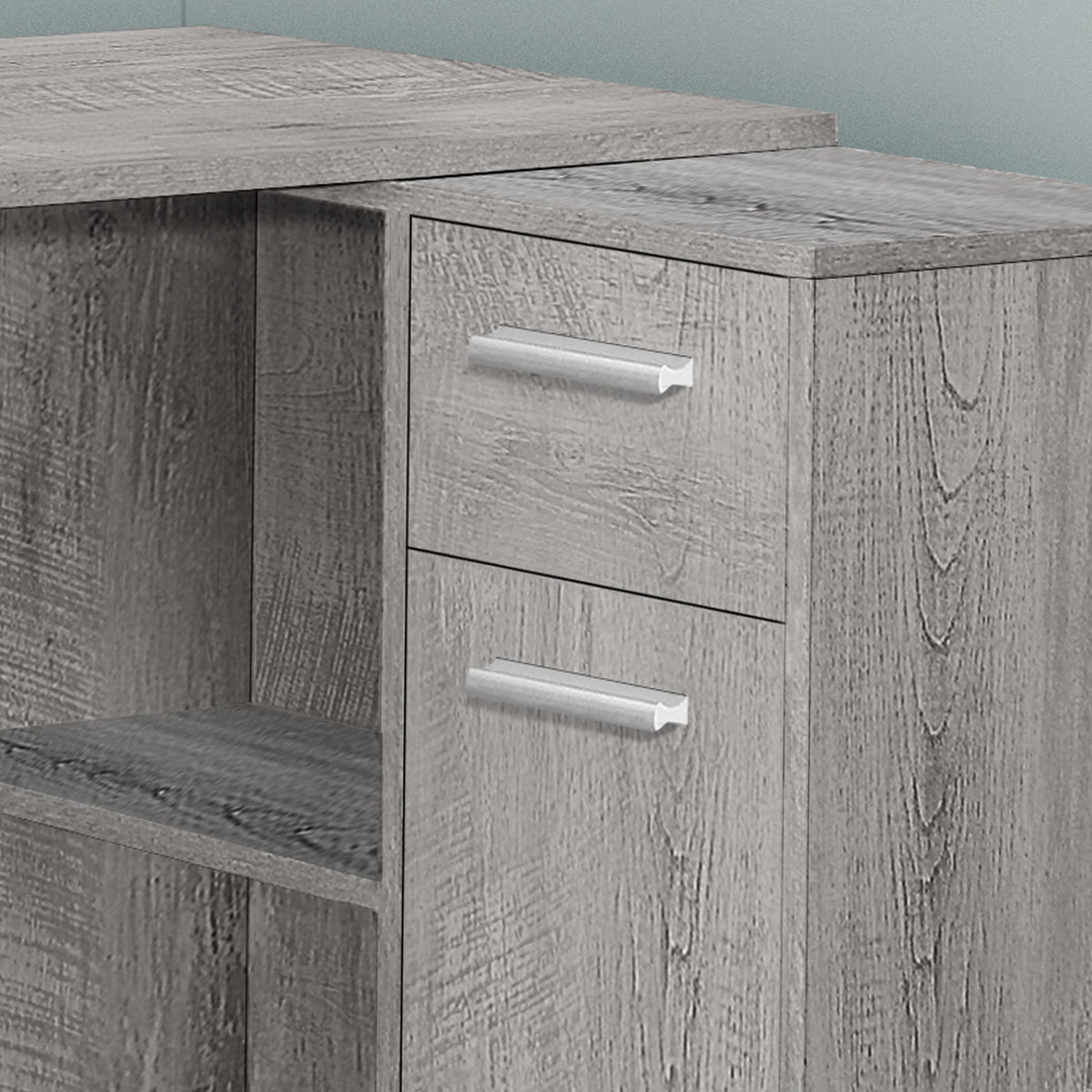 Computer Desk, Home Office, Corner, Storage Drawers, L Shape, Contemporary & Modern