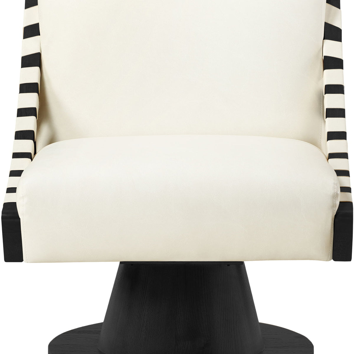 Millwin - Swivel Accent Chair With Black Base