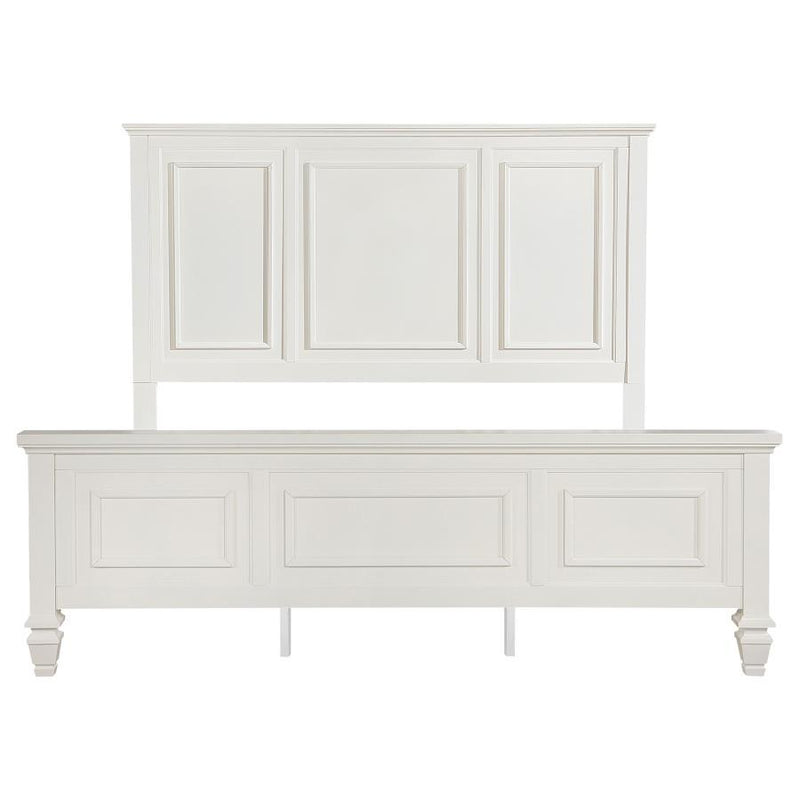 Sandy Beach - 63" Panel Bed with High Headboard
