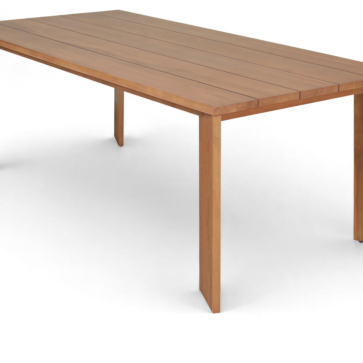 Mirella - Teak Wood 78.75" Outdoor Patio Dining Table - Natural