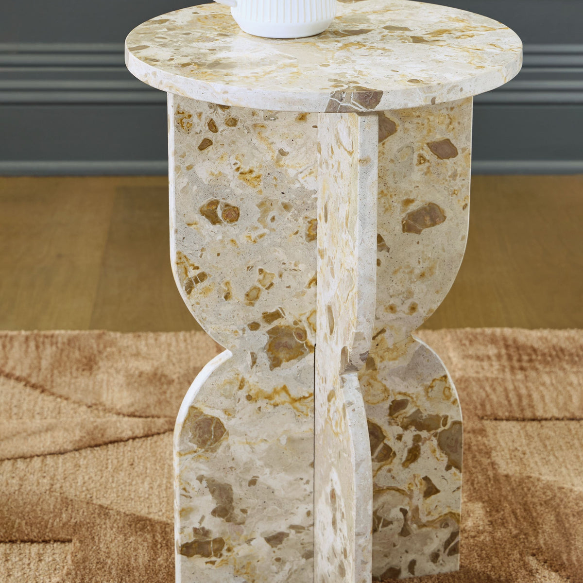 Treygan - Beige - Accent Table