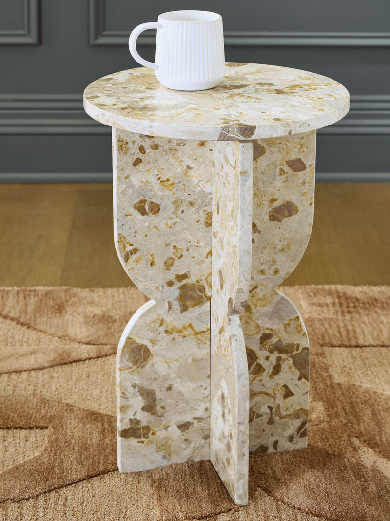 Treygan - Accent Table - Beige