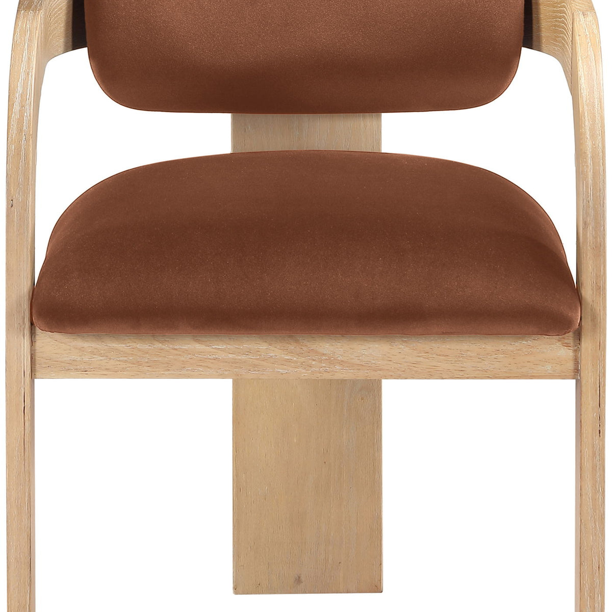 Cedra - Velvet Performance Fabric Upholstered Dining Chair (Set of 2) - Cognac