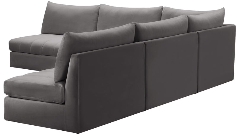 Jacob - Modular Corner Armless Sectional 5 Piece