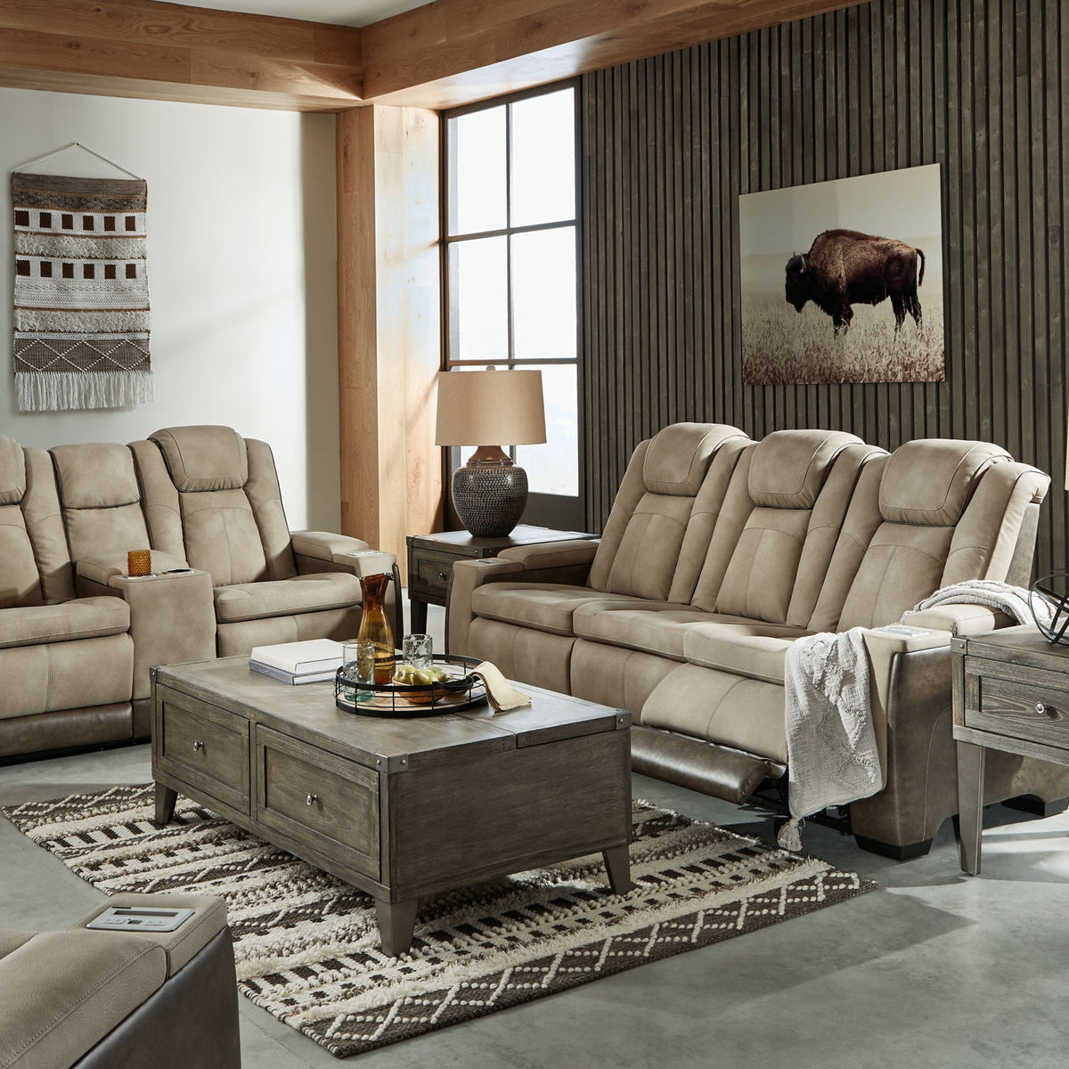 Next-Gen Durapella - Power Reclinering Living Room Set