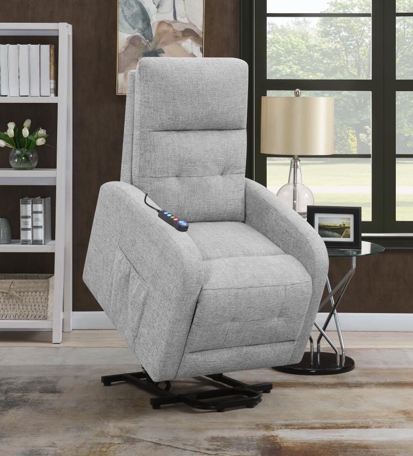 Howie - Upholstered Power Lift Massage Chair