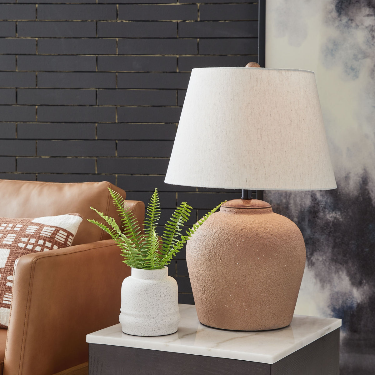 Scantor - Rust - Metal Table Lamp