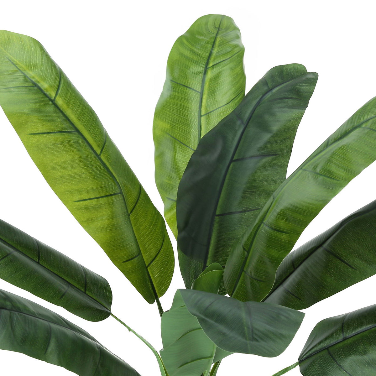 43" Tall, Artificial Plant, Banana Tree, Indoor, Faux, Fake, Floor, Greenery, Potted, Real Touch, Decorative - Green / Black