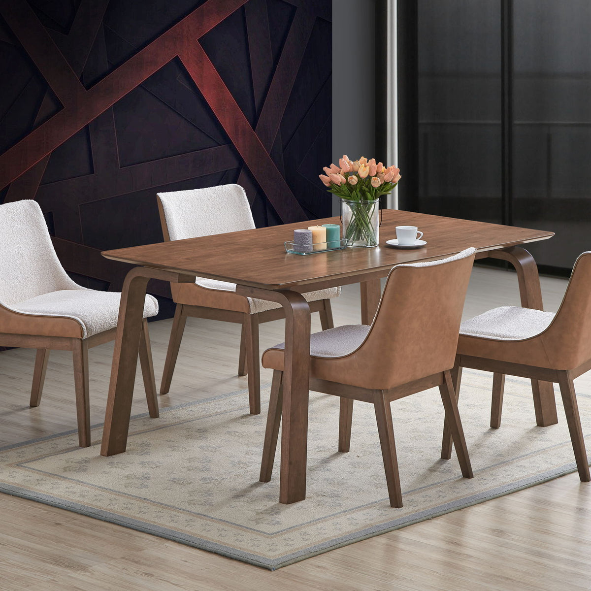 Ginny - Dining Table - Walnut