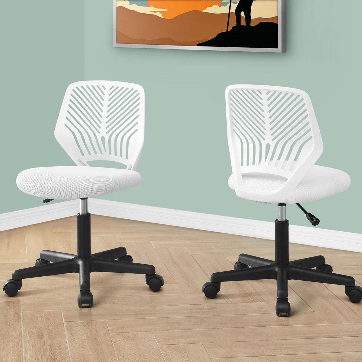 Office Chair & Adjustable Height, Swivel, Ergonomic